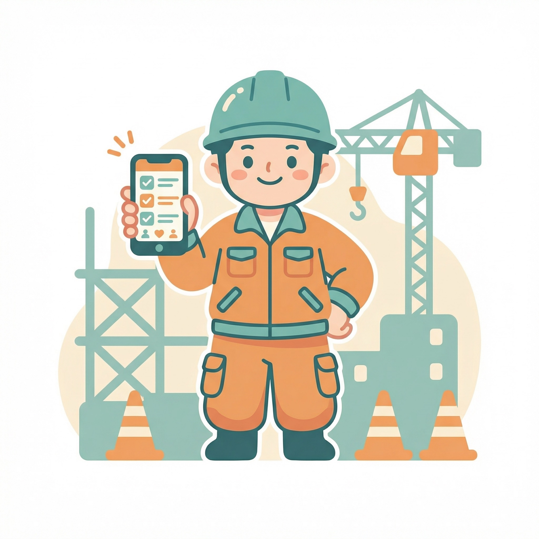 建設・工事業のイラスト